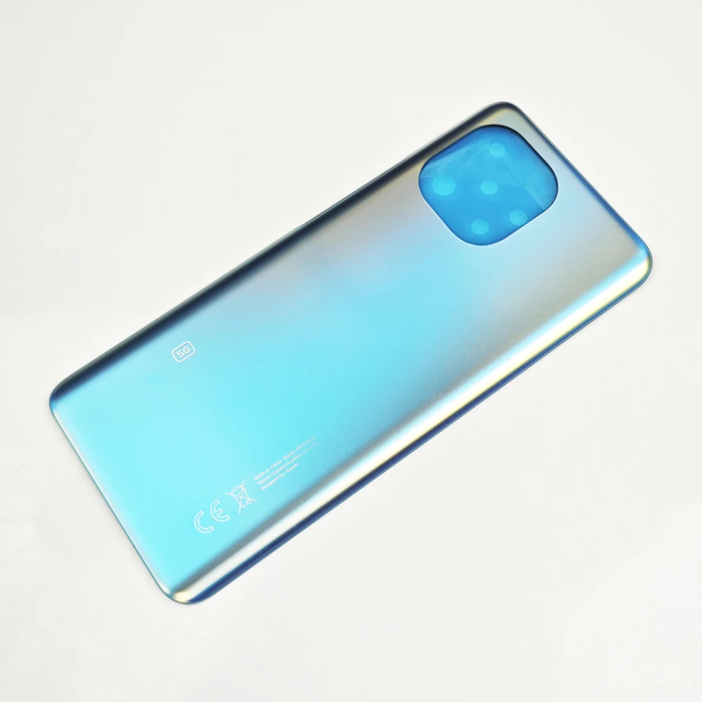 Mi11 100% Original Gorilla Glass Back Glass Cover For Xiaomi Mi 11 , Back Door Replacement Hard Battery Case, Rear Housing Cover