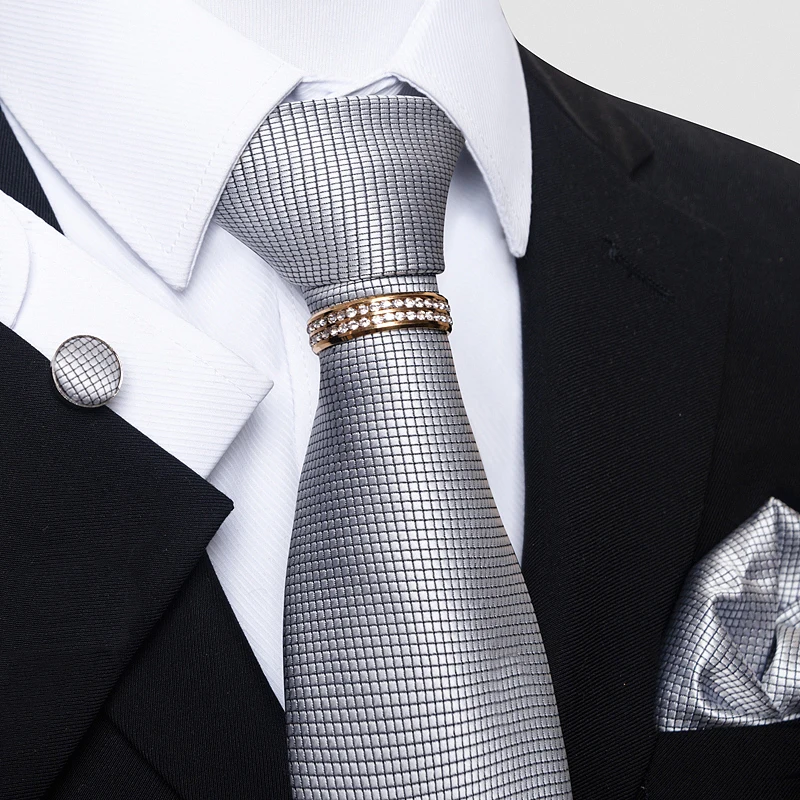 Tie Pocket Squares For Men Necktie Set Blue Man Wedding Accessories Dot Fit Workplace