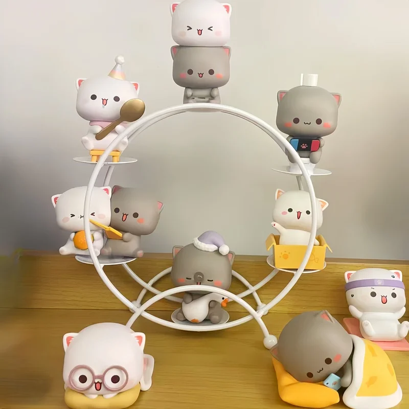 Genuine Bubu And Dudu Blind Box Love Like Peach Series Figure Peach Cat Panda Mysteries Surprise Guss Bag Decorat Gift Toy