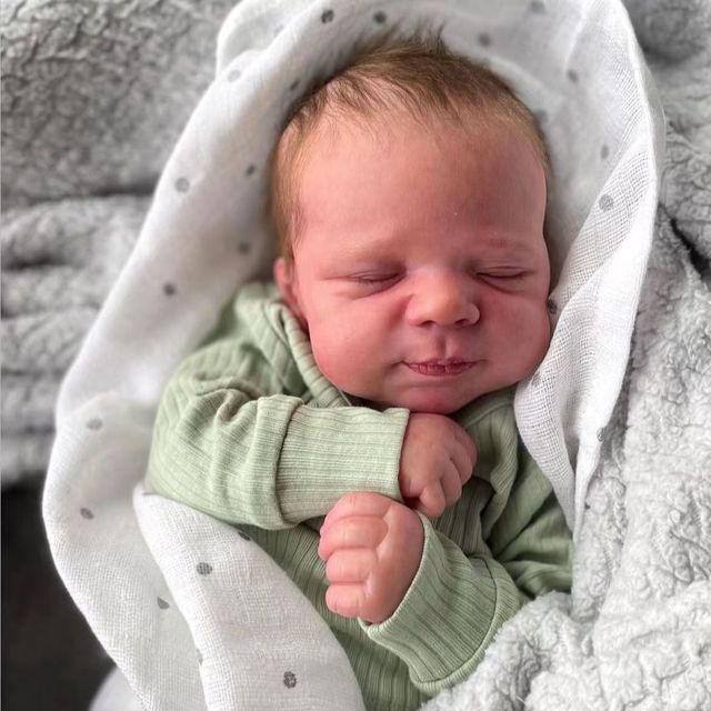 NPK 19inch Newborn Baby Reborn Doll Kit Baby Pascle Lifelike Soft Touch Fresh color Unfinished Doll Parts