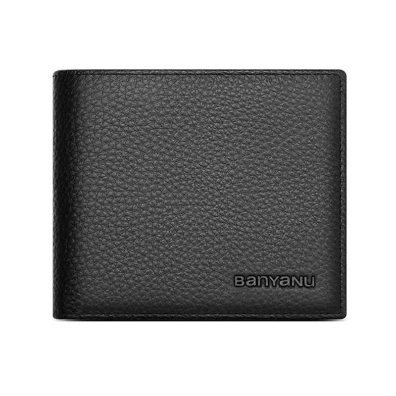 Wallets Mens Slim RFID Blocking Brand Genuine Leather Purse with Coin Pocket Luxury Man Wallet Credit Card Holder Wallet for Men