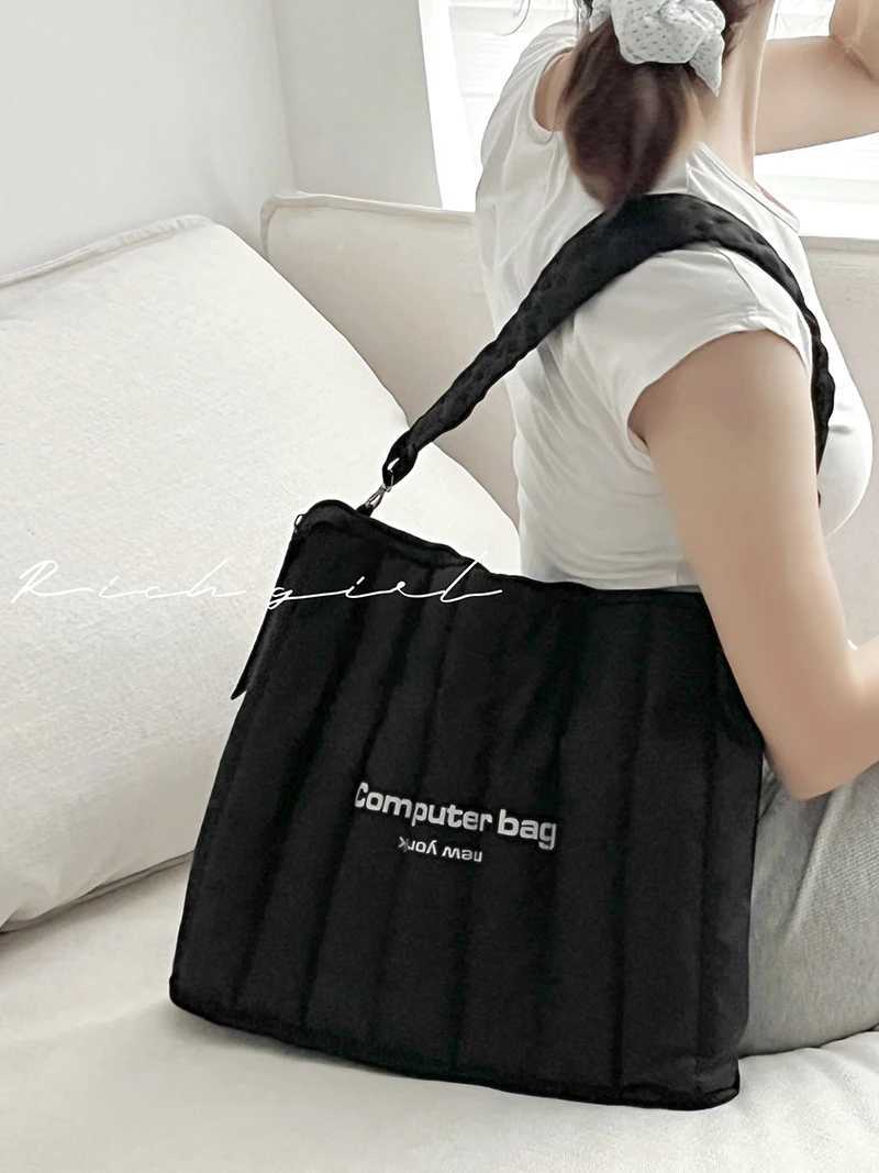 12 13 13.3 14 Inch Black Laptop Bag PC Case Cover Sle Portable Handbag for Air Pro Redmi Book Laptop Shoulder Bag y250730