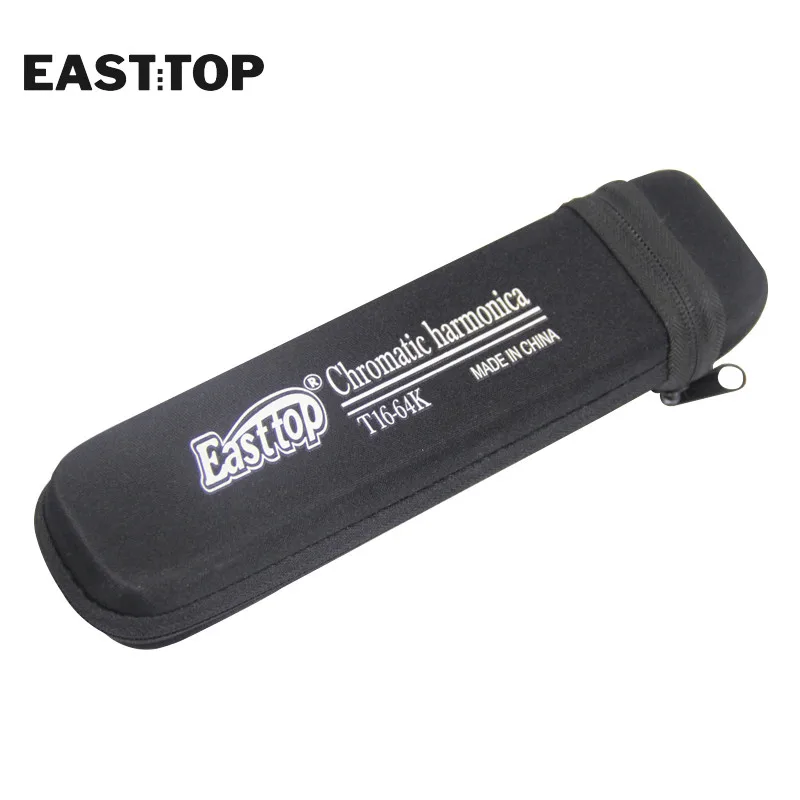 EASTTOP T16-64K 16 Holes 64 Tones Chromatic Harmonica Mouth Organ Key C Professional Chromatic Harp Musical Instruments