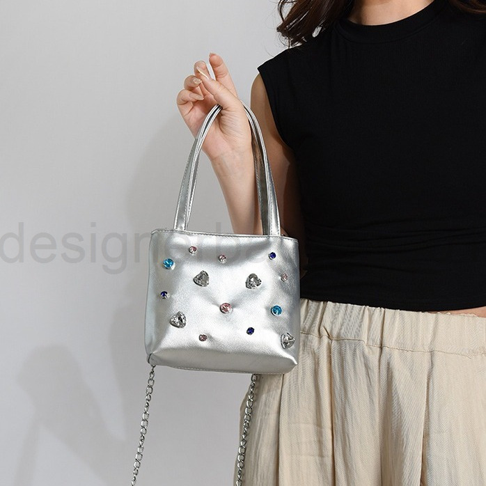 Bag Designer Fashion Classic 10a Top Woman Handbagevening Bags Small Niche Diamond Studded Tote for Women in Spring and Summer Fashionable Simple Sing