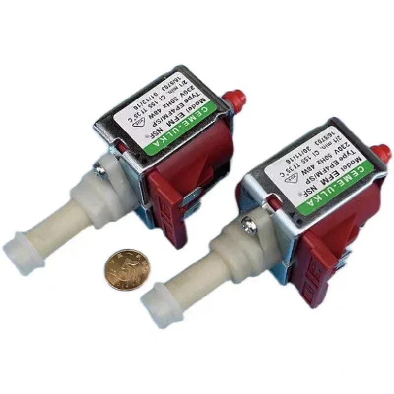 Italy EP4 AC 230V 48W Mini Electromagnetic Pump Coffee Machine Water Pump Plunger Pump High Pressure Flow 50 cc/min