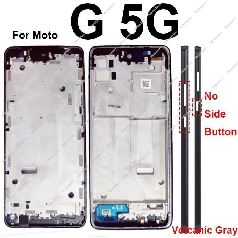 Front Cover For Motorola MOTO Plus ACE One G 5G UW Ace Middle Housing LCD Frame Bezel Plate Parts