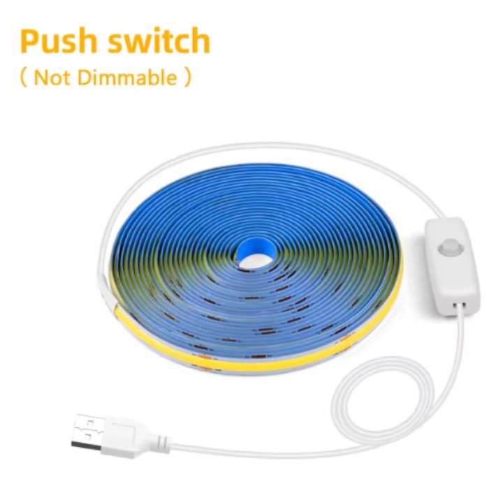 LED Light Strip 5V USB Motion Sensor Dimmer Switch Flexible Waterproof Silicone Neon Sign Rope Tupe For Home Outdoor Decor