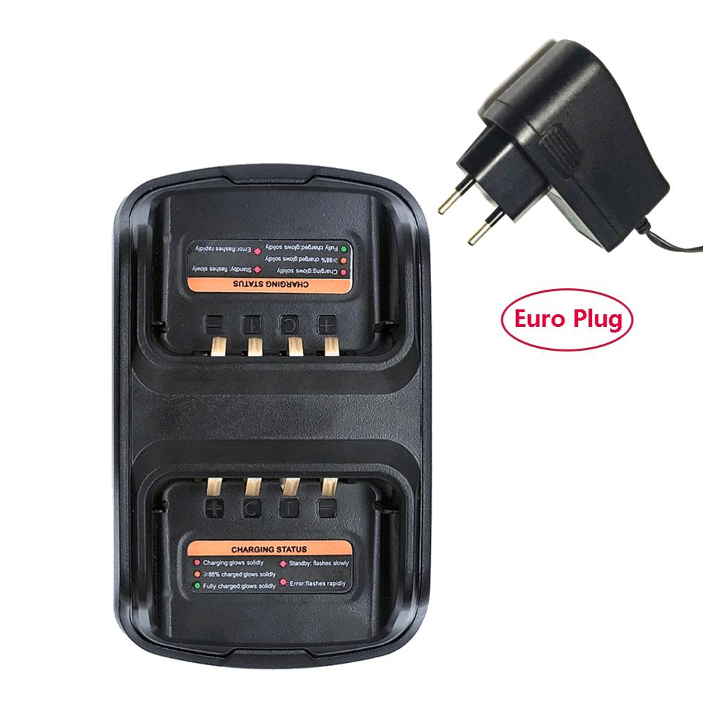 CH10A06 Dual Pocket Charger for Hytera Radios PD705 PD785 PT580H PD405 PD505 PD565 PD605 PD685 PD985 PD795 BL2006 PD755