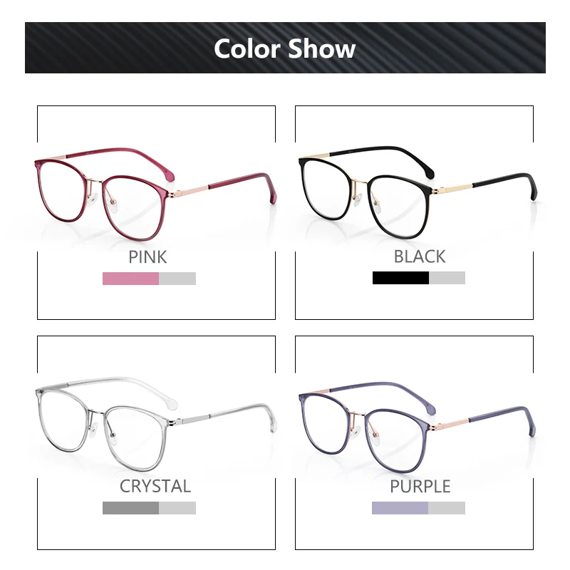 ZENOTTIC Blue Light Blocking Computer Glasses Female Anti Eyestrain Anti Glare Lens Lightweight Frame Optical Eyeglasses Women