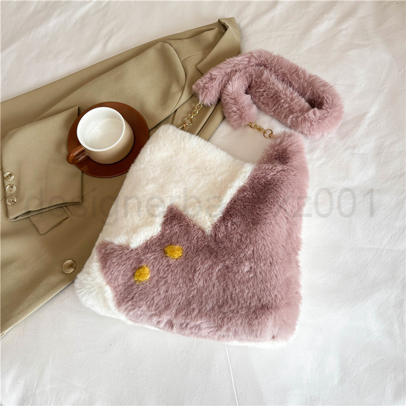 Bag Designer Fashion Classic 10a Top Woman Handbagfashion Canvas Bags Korean Style Plush Cute Casual Shoulder Autumn Popular New Student Large Capacit