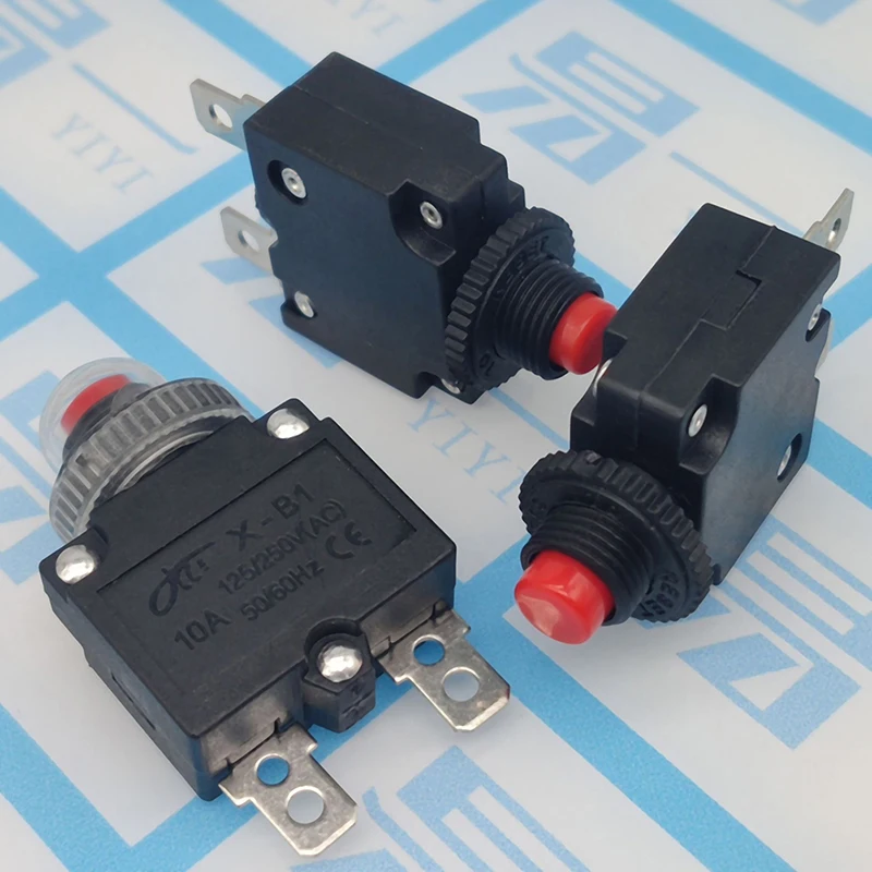 5A 6A 8A 10A 15A 20A Thermal Switch Circuit Breaker Overload Protector Fuse