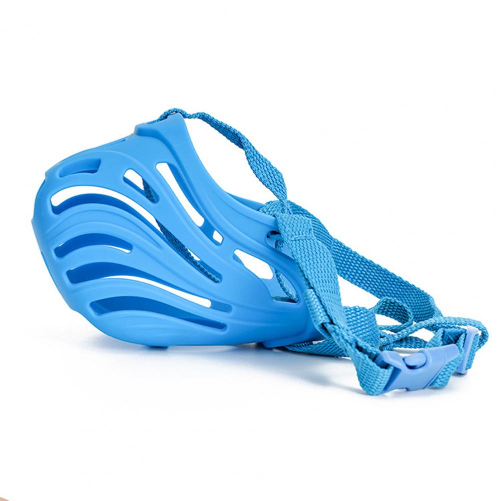 Dog Muzzle with Adjustable Strap Wear-resistant Portable Prevent Bite Pet Muzzle for Medium Large Dogs Pet Supplies
