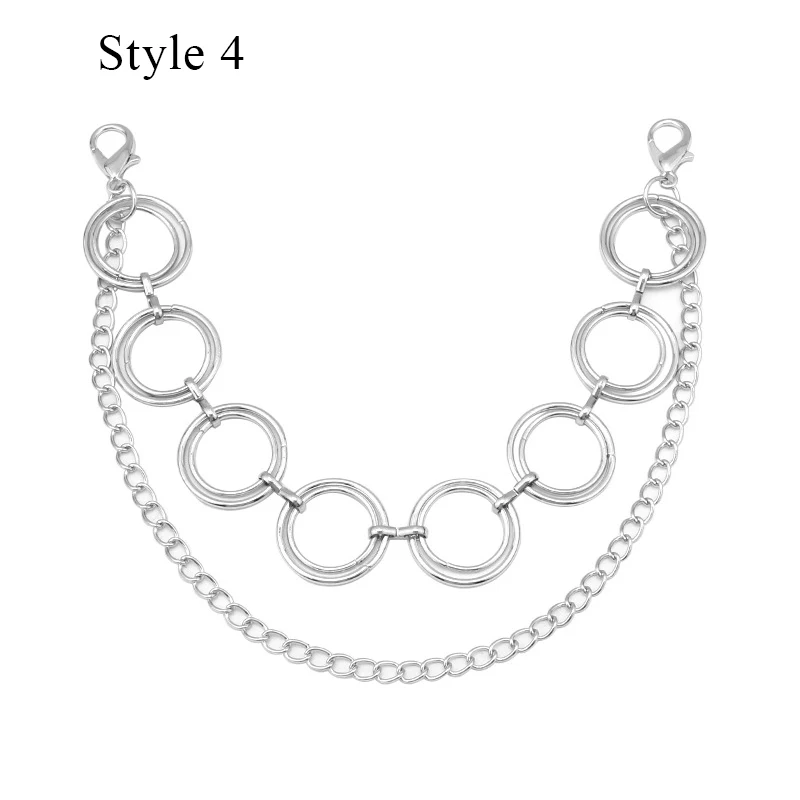 Handbag Decorative Chain Pendant With Lobster Buckle Multi-layer Metal Chain Strap Replacement Purse Chain Bag Accessories