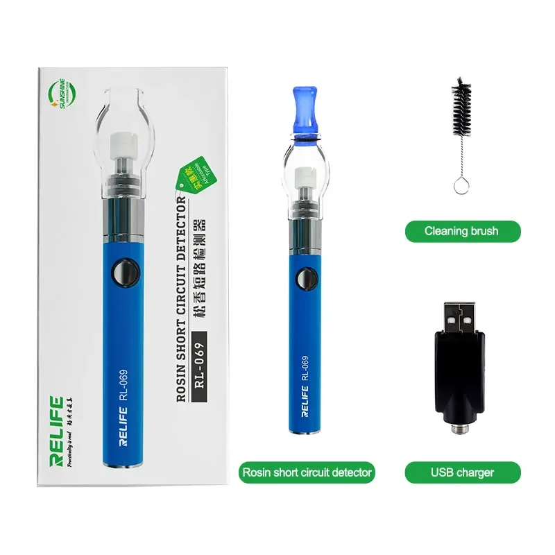 Relife-Rosin Atomizer Pen PCB Board Short Circuit Detector Clean-Free Welding Chargeable CellPhone Screen Repair Tool RL-069