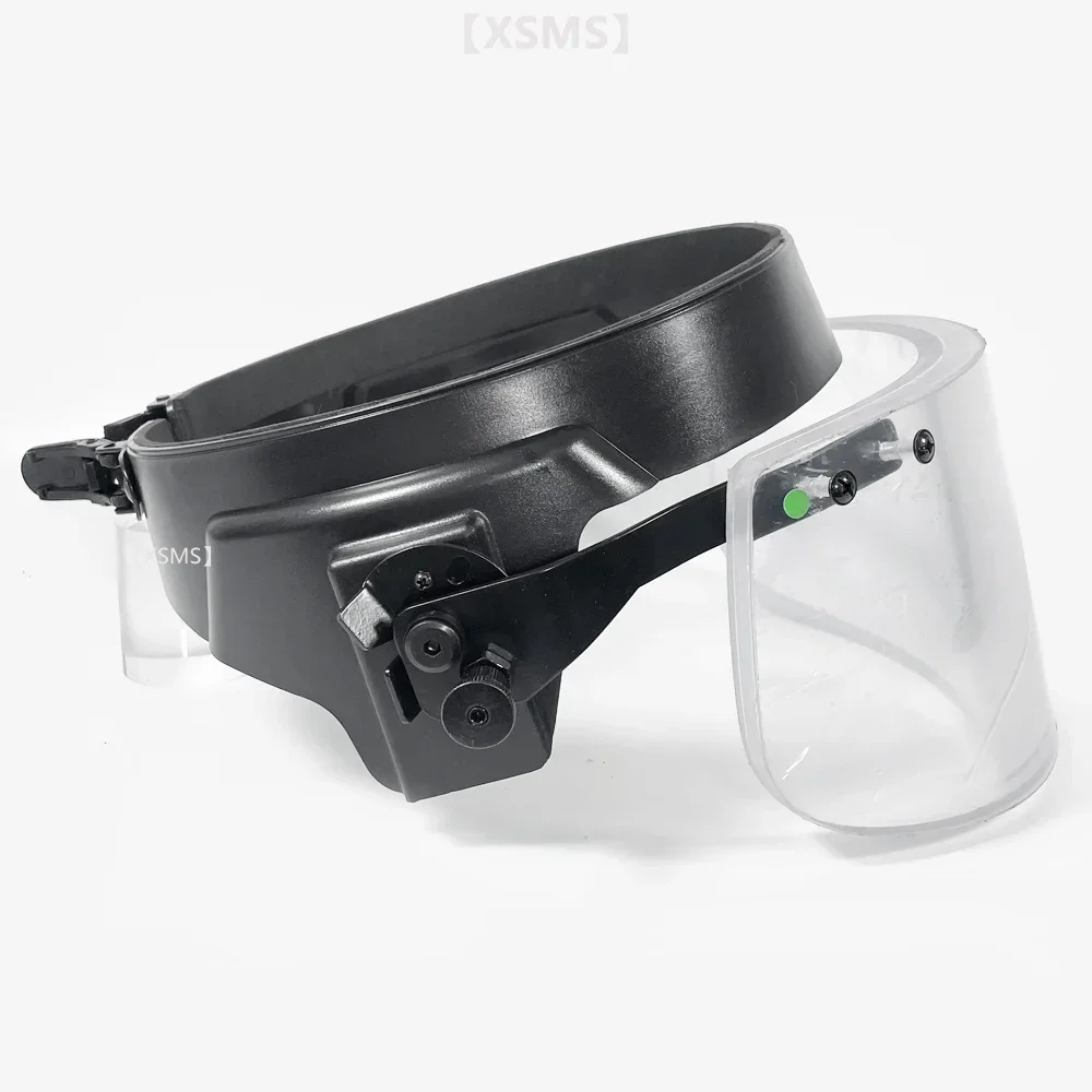 Ballistic Visor NIJ IIIA Level Bulletproof Mask Detachable Bulletproof Visor For Bulletproof Helmets PASGT M88 And MICH ACH#BF02