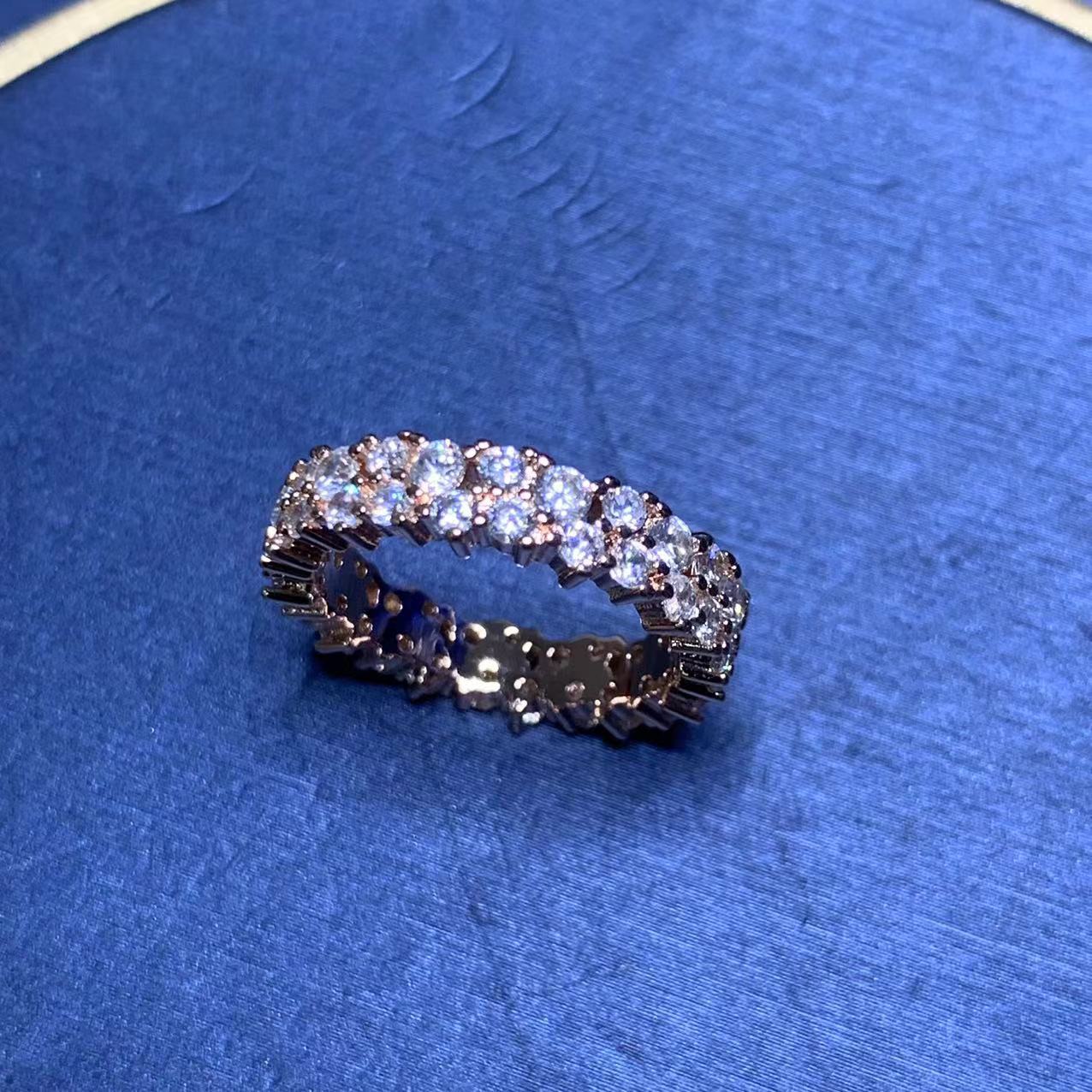 Free shipping blue stone square designer rings for women shine crystal bling dia sier retro vintage geometry love ring jewelry gift Free shipping