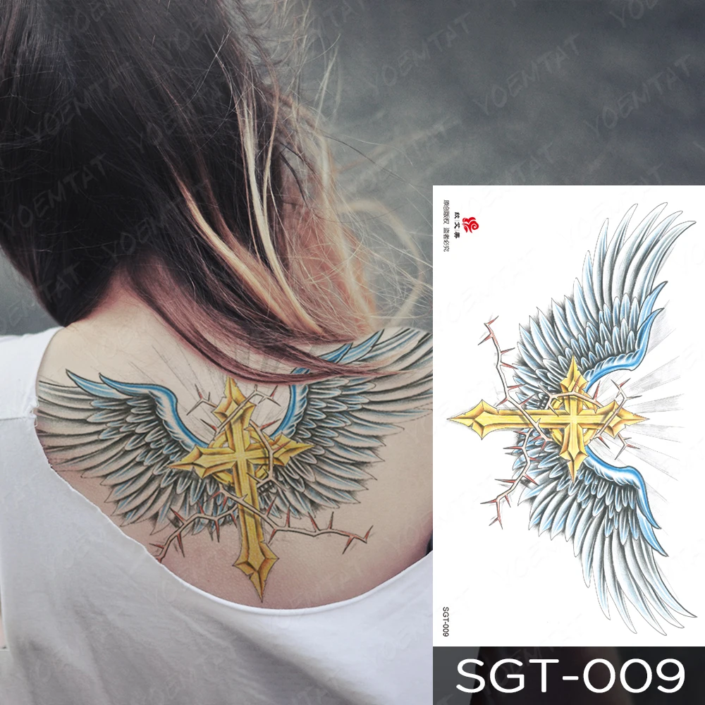 Large Chest Waist Shoulder Back Waterproof Temporary Tattoo Sticker Lace Gemstone Flower Fake Tatoo Underboob Body Art For Women