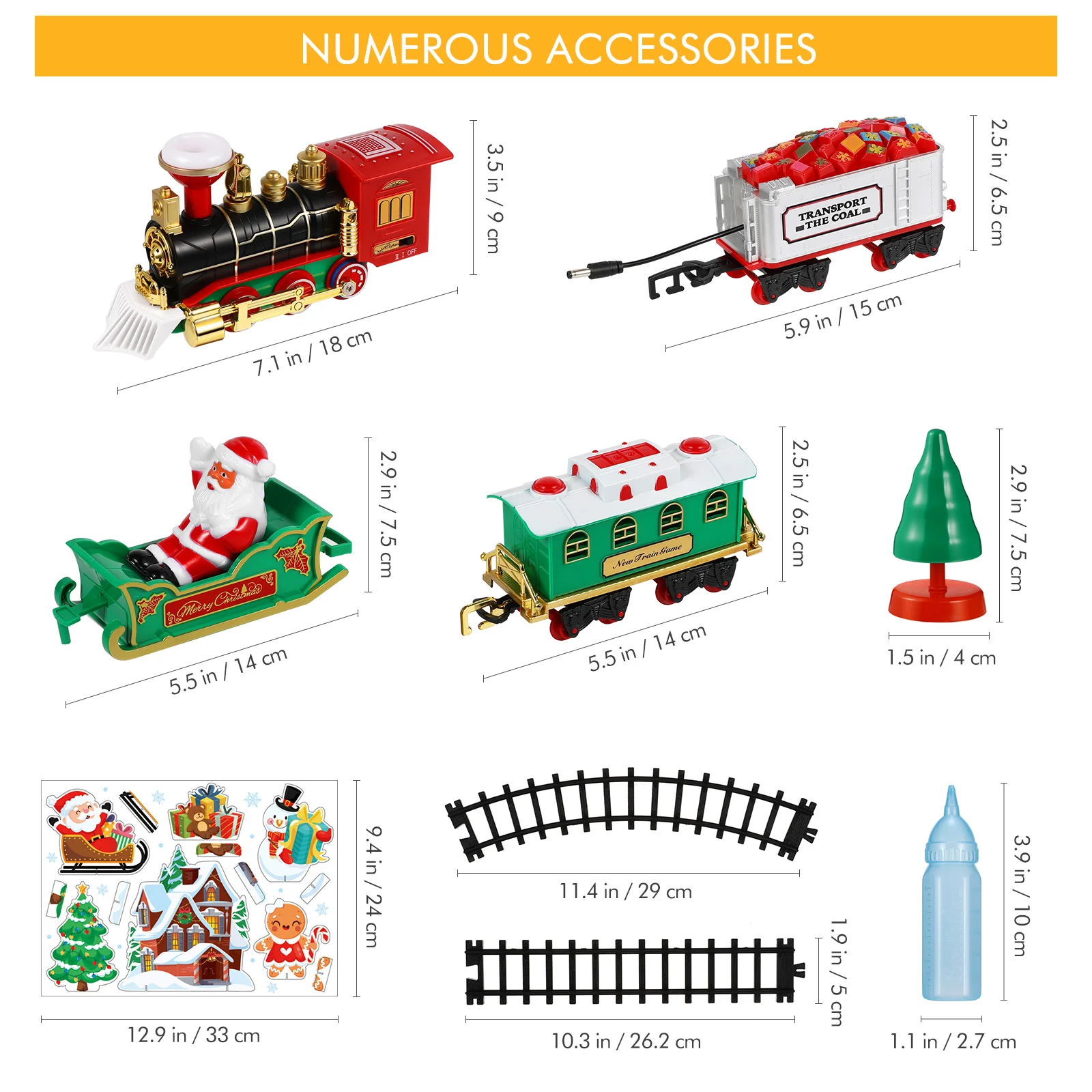 Small Train Kids Suit Christmas Toy Gift Electric Plastic Steam Engine Locomotive Child Children Railway