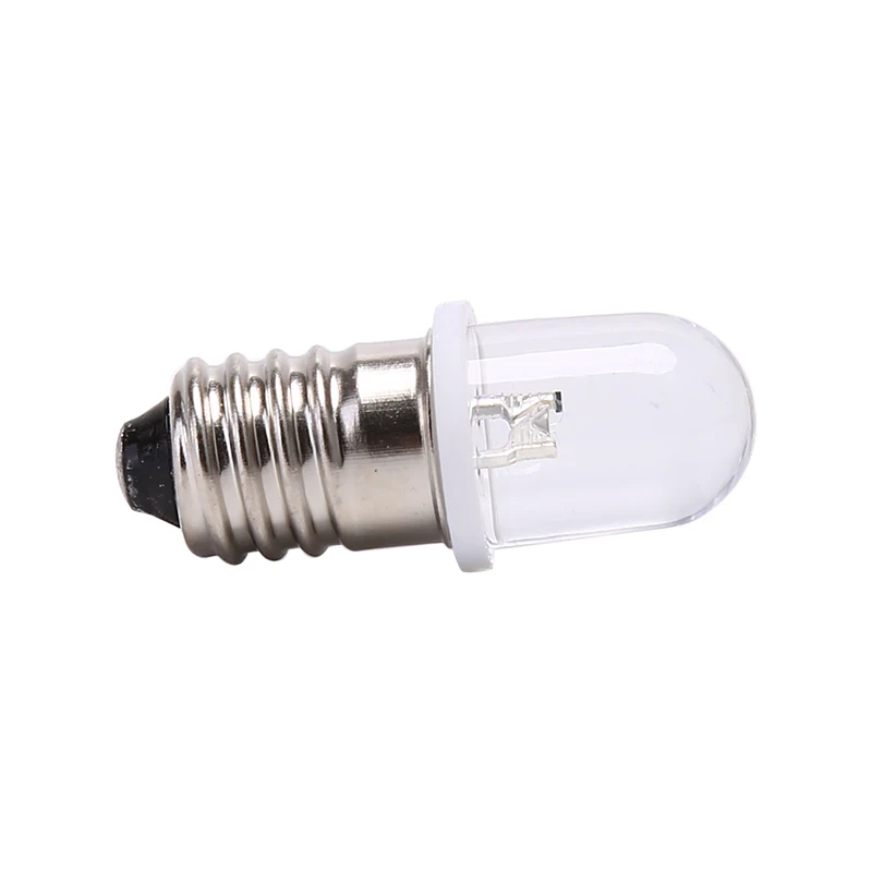 5 Pcs/lot E10 Led Bulb E10 DC 3V 4.5V Instrument Bulb E10 Indicator Bulb Old Fashioned Flashlight Bulb 2.8cm x 1cm