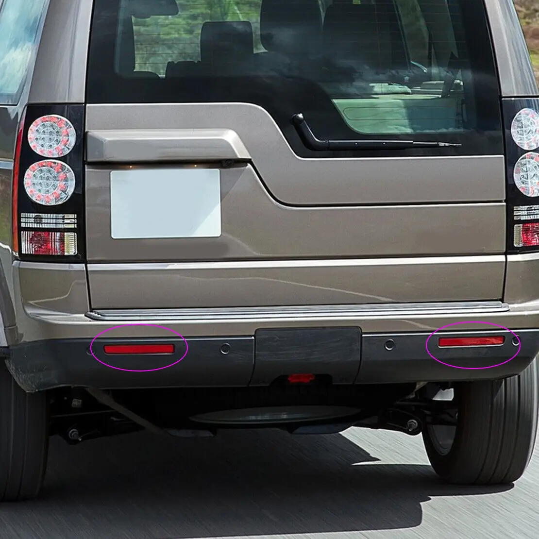 Rear Reflector Trim Strip Tail Turn Signal For Land Rover Discovery 3 LR3 4 LR4 & Range Rover Sport L320 Facelift 2005-20013