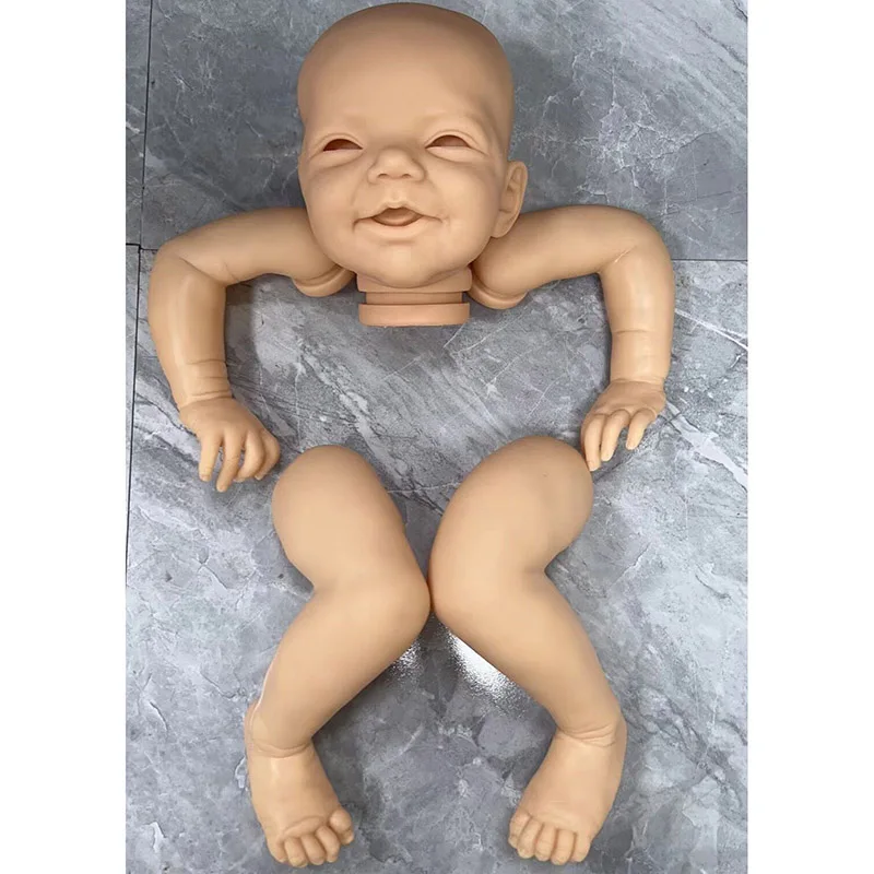 20inch Reborn Charlie Doll Kit Lifeike fresh color Soft DIY Doll Parts with Cloth Body and Eyes
