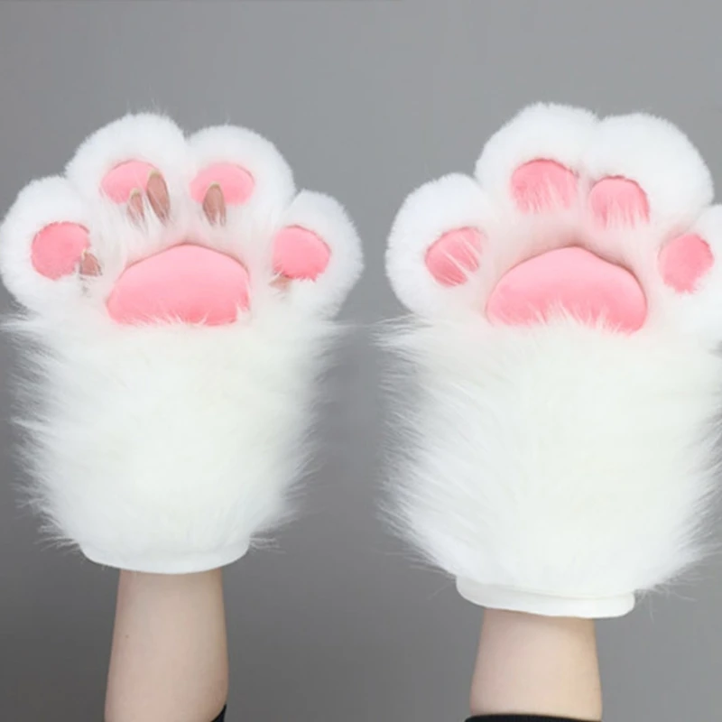 Anime Cosplay Props Oversized Paw Furry Kitten Toe Beans for Halloween Cosplay Anime Gloves Furry Paw for Carnivals H7EF