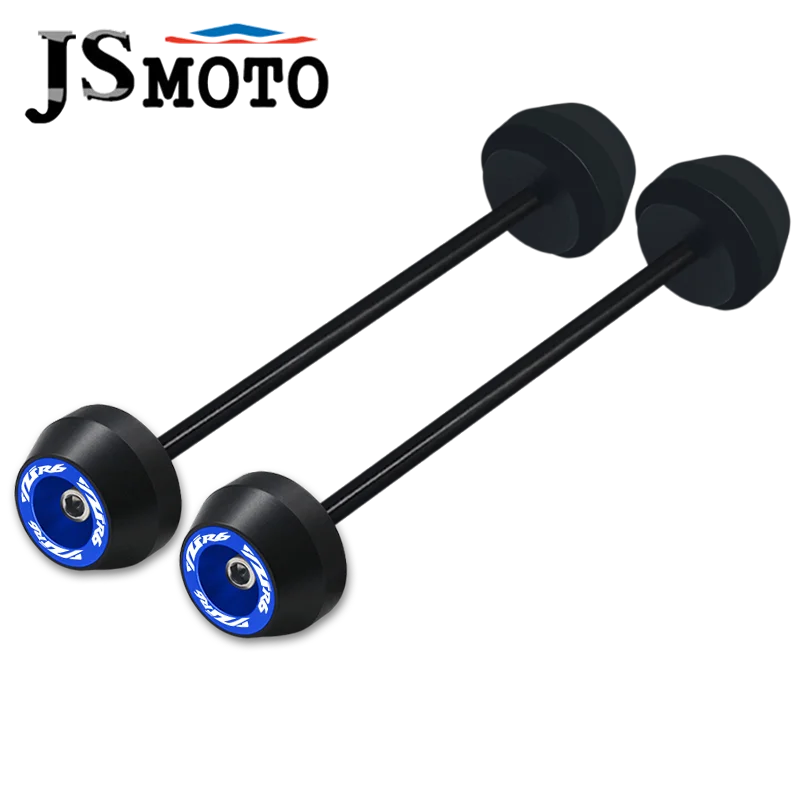 Fit Rear Front Axle Fork Crash Sliders Cap Pad For YAMAHA YZF-R1 YZF-R6 YZFR1 YZFR6 YZF R1 R6 R1M Motorcycle Wheel Protector Kit