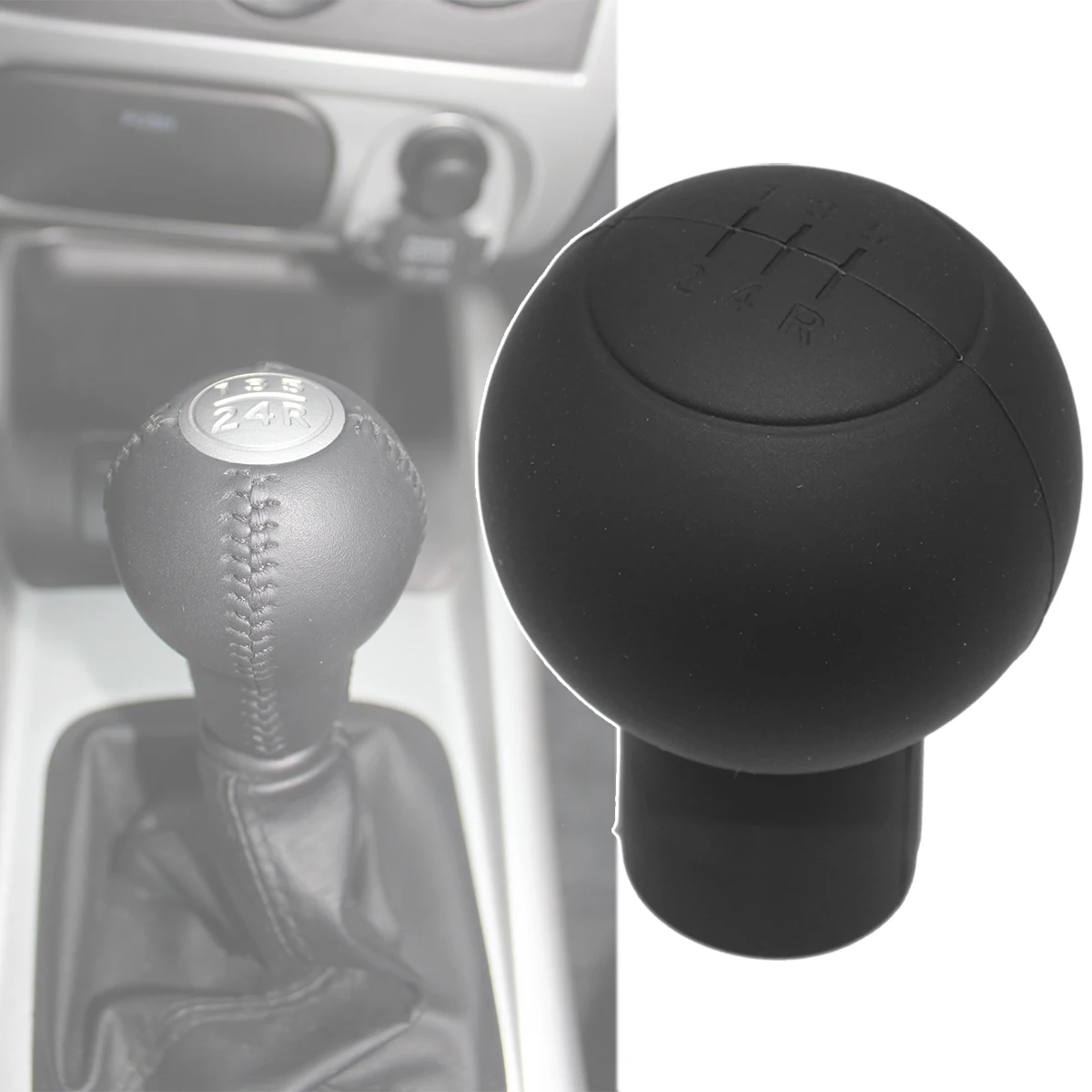 For Hyundai Elantra IX35 Silicone Gear Shift Knob Cover MT 5Speed Protect Top Dustproof WaterProof Skin Nonslip Shifter Collar
