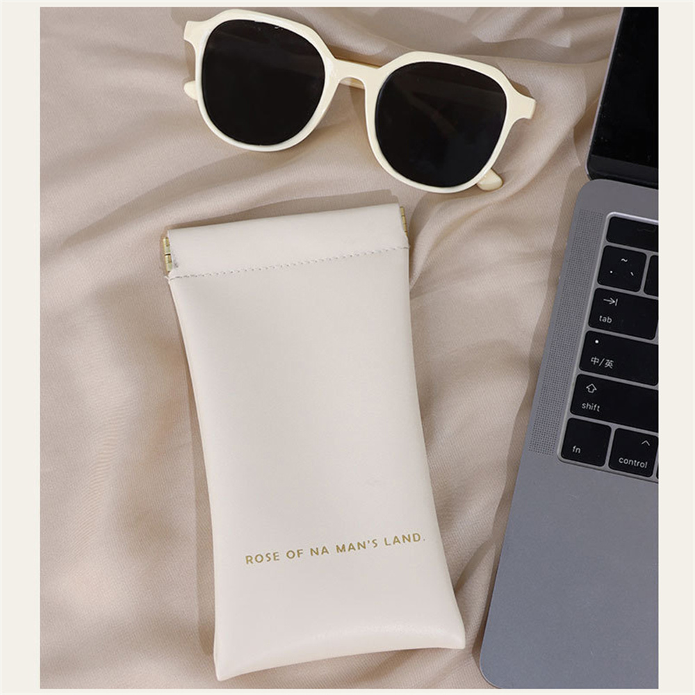 Zilead New Glasses Storage Bag Luxury PU Leather Sunglasses Case Women Men Portable Reading Myopia Glasses Bag Waterproof Cover