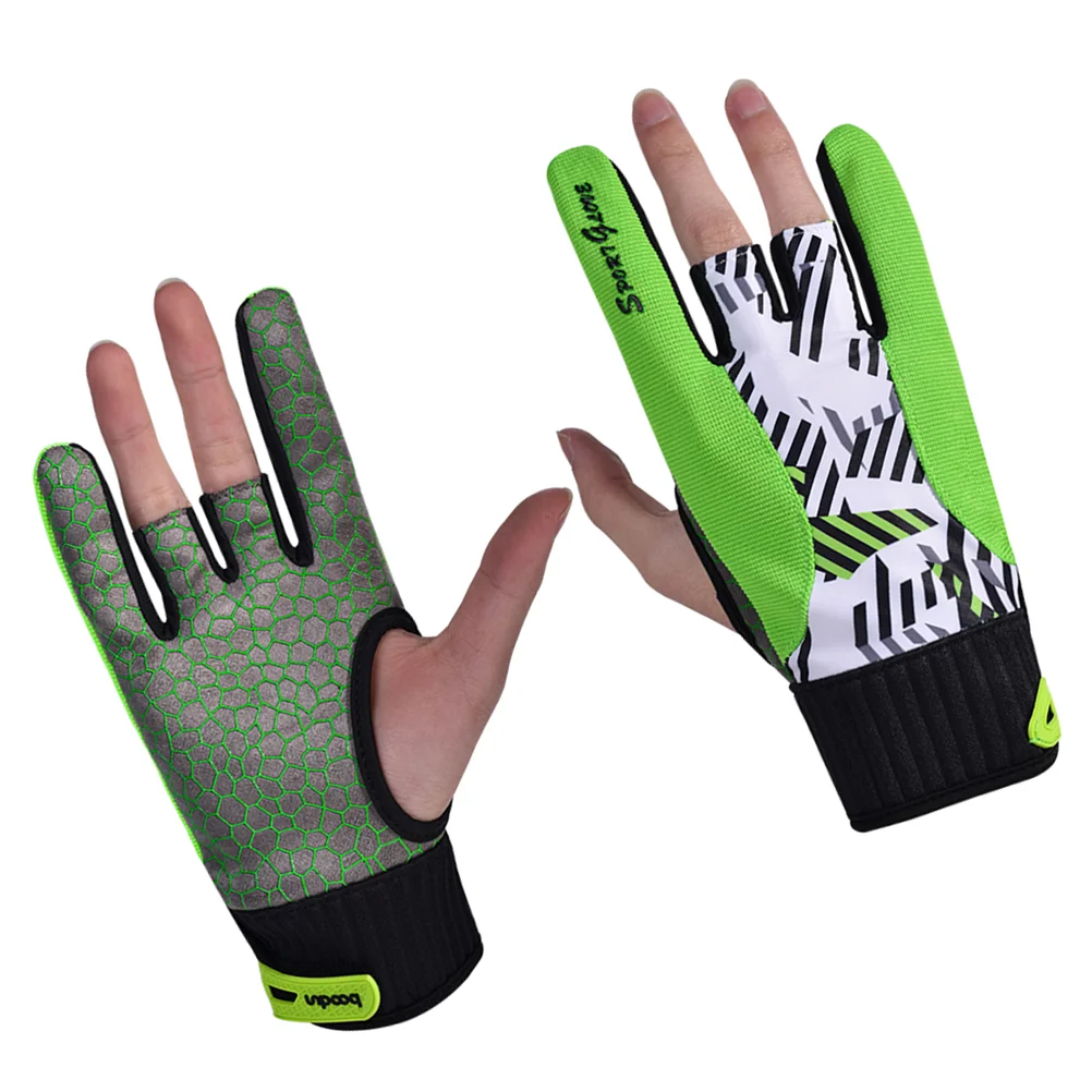 of Silicone Bowling Gloves Professional Anti-slip Elastic Breathable Sports Gloves