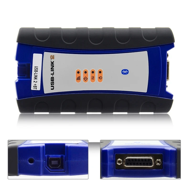 Ne-xiq2 USB Link 2 original 125032 Diesel Truck Interface diagnostics with software Bluetooth for Heavy Duty Truck scanner Tool