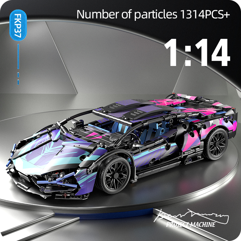 Technical Racing Sport Car Model Building Blocks City Mechanical Speed Vehicle Supercar Bricks Puzzle Toys Kid Adult Gift
