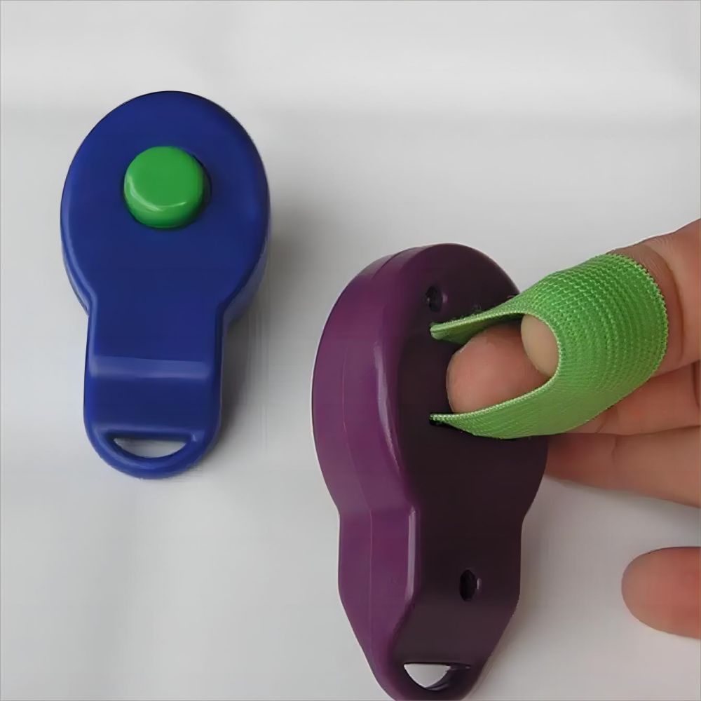 1 Pc Pet Dog Training Sounder Dog Training Tool Belt Elastic Household Cat And Dog "click" Sound Clicker Command Pet Supplies