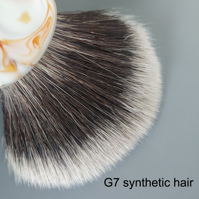Dscosmetic 24mm Coffee G7 synthetic hair shaving brush for man shaving brush