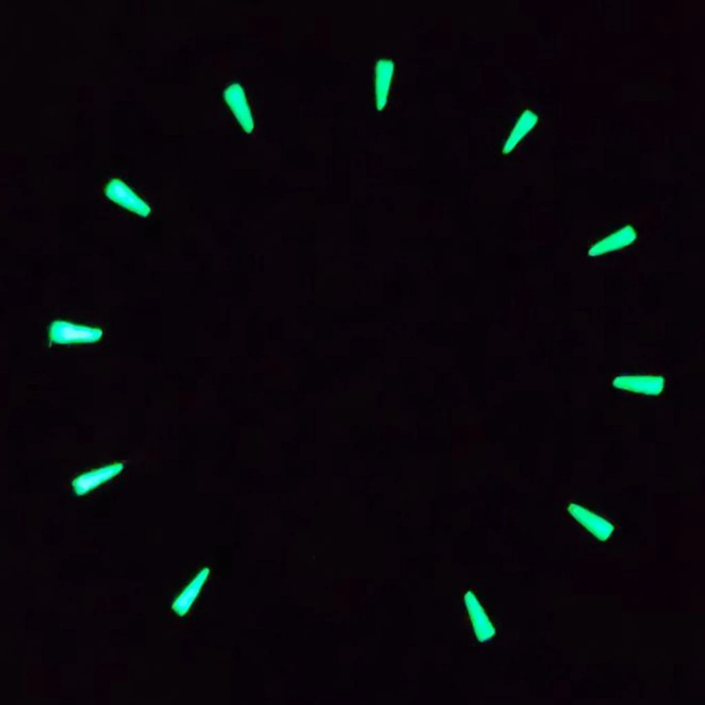 33.5mm Sterile Watch Dial 6.0 o'Clock Green Luminous For NH35 NH35A Fit Watches Automatic Movement Accessory Parts