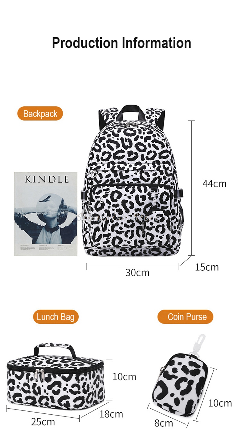 New girls primary school bag cute backpacks for children satchel kawaii book bag kids school backpack with lunch bag