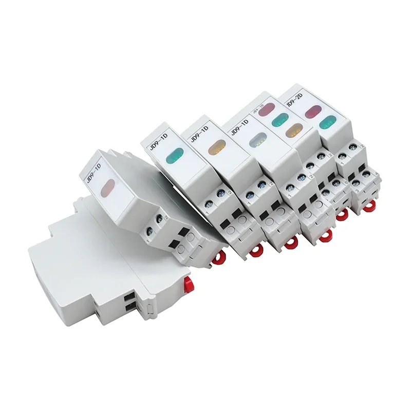 LED Pilot Lamp 24V 230V AC/DC Din Rail Industrial Single Double Light Display Three Light Indicator