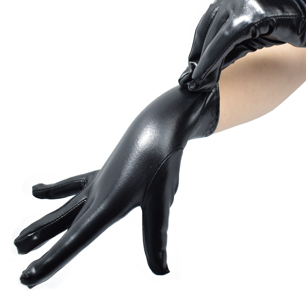 Quality Women Wedding Dress Short Full Finger Sunscreen Gloves Female Summer Spandex Satin Elastic Uv Driving Mittens
