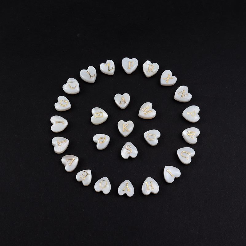 New Classic Heart Shape A-Z Initial Letter Women Bracelet Temperament 4mm Stone Handmade Bracelet For Women Jewelry Gift