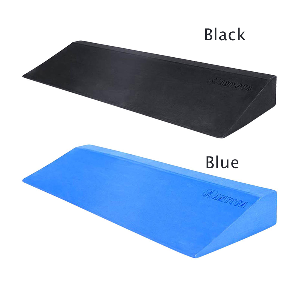 Yoga Wedge Stretch Slant Board Wrist Lower Back Support Slanting Board EVA Yoga Block for Exercise Gym Fiess smile