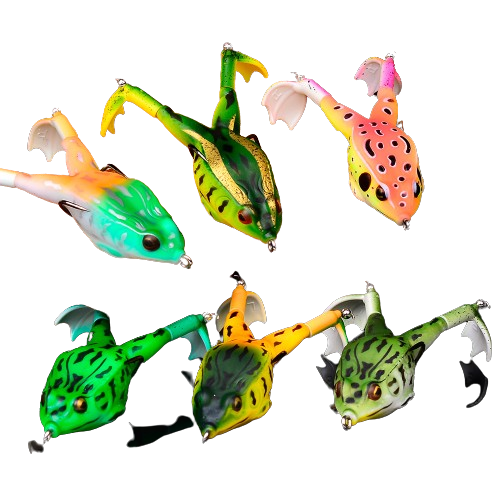 New Fishing re 135g95cm ing Fishing Frog re 3D Eyes Artificial Bait Silicone Crankbait Soft Carp re