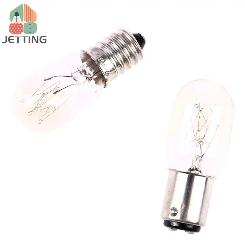 1pcs BA15D/E14 15W 220V Sewing Machine Bulb Incandescent Lamp Corn LED Fridge Light Bulb Led Bulb Sewing Machine Accessories