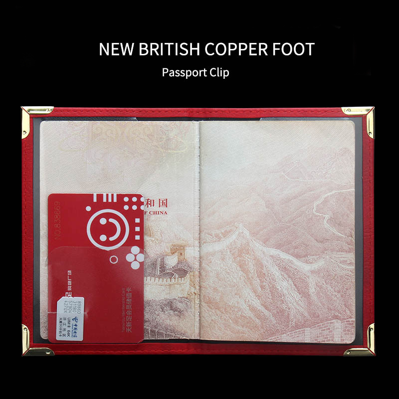 2023 Travel Accessories New United Kingdom British with Elastic Band Holder Cover Passport Wallet