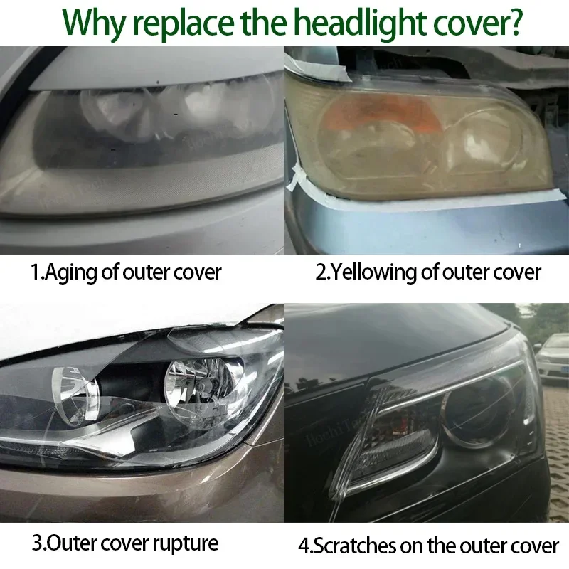 Car Transparent Housing Front Headlights Lens Shell Cover Glass Lampcover Lampshade For BMW 3 Series F30 F31 F35 2013-2015