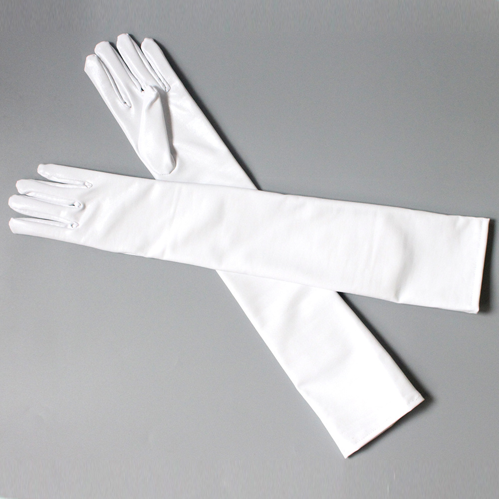 Sexy patent leather long gloves nightclub girl gloves pole dance sexy performance costume accessories gloves