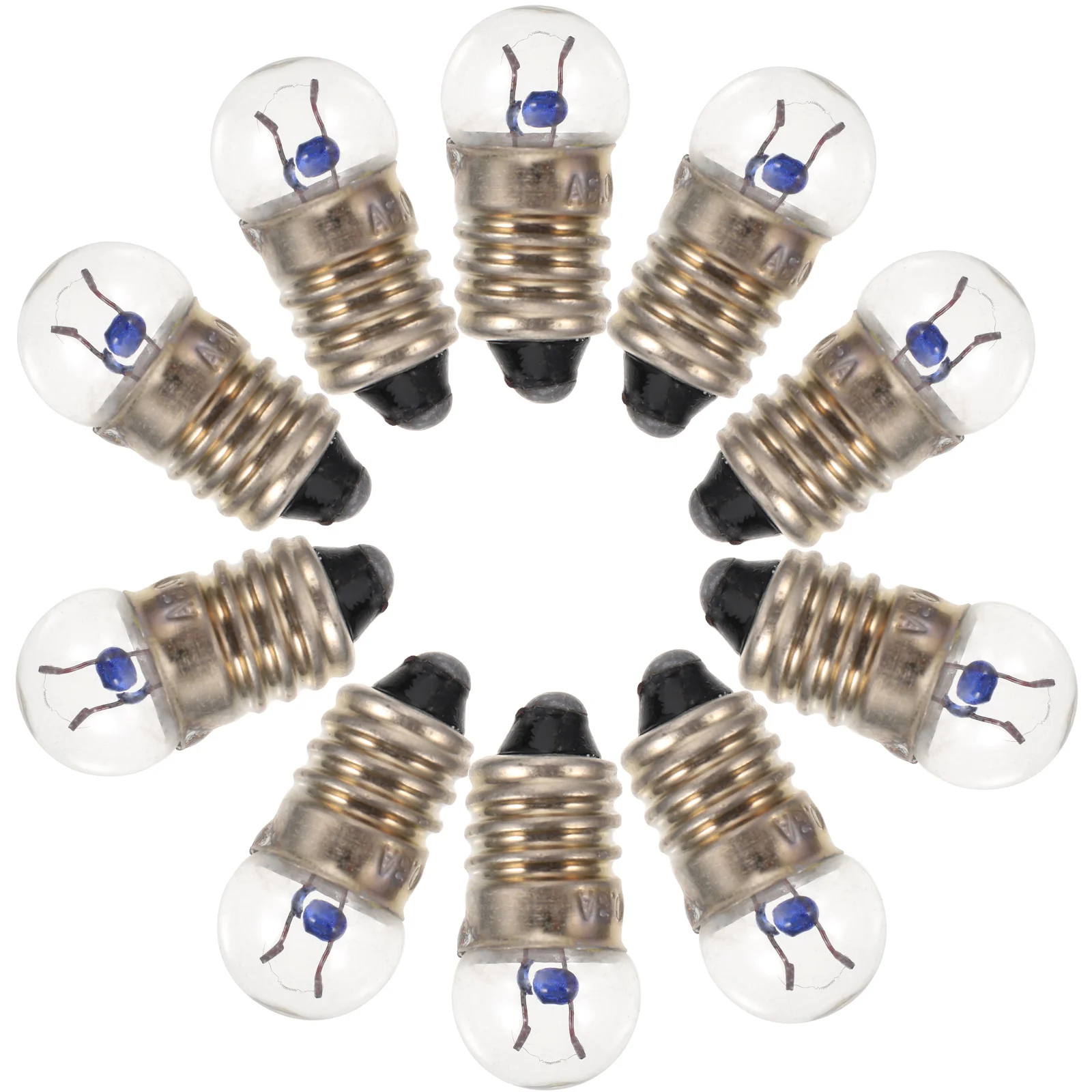 Light Bulb Bulbs E10 Flashlight Mini Miniature Led Experiment Electric 2.5V Replacement Student 0.3A Bead Screw Physics Lamp