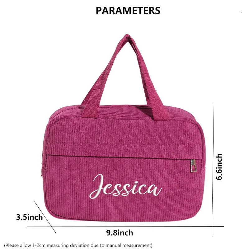Personalized embryo makeup bag multifunctional portable travel storage bag casual handbag 241031