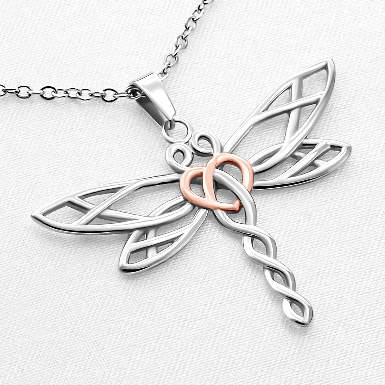 To My Niece, Live Your Dreams Dragonfly Necklace Gift for Niece from Aunt Niece Birthday, Graduation, Christmas Present with Box