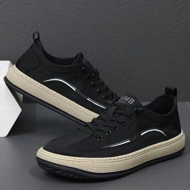 2025 NEW Casual New Outdoor Non slip Breathable Sports Low Top Flat Canvas High end Fashion Men s Shoes