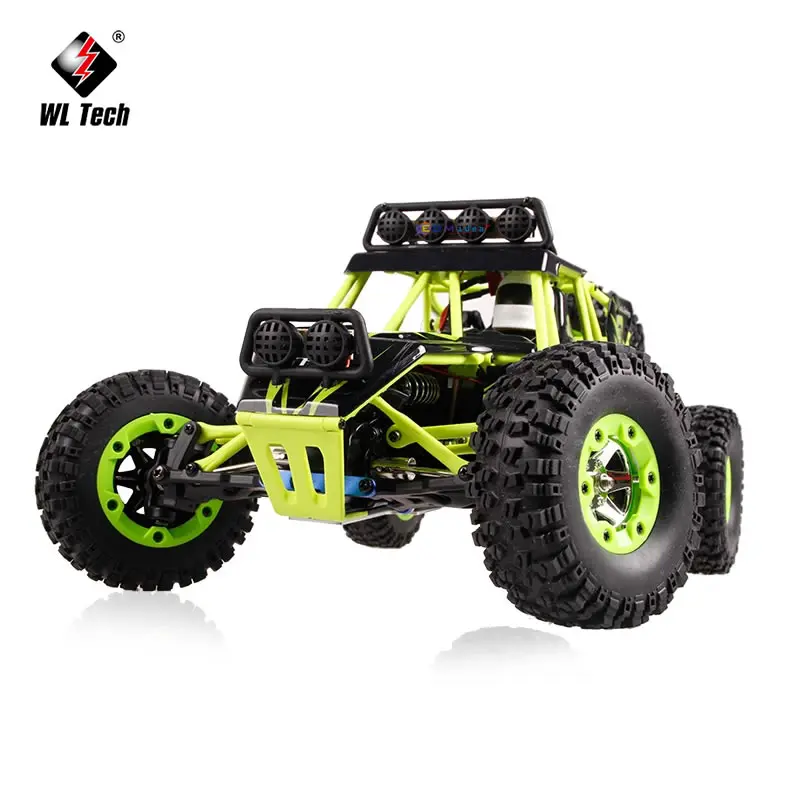 WLtoys WL 12428 1/12 4WD RC Racing Car High Speed Off-Road Remote Control Alloy Climbing Truck LED Light Buggy Toys Kids Gift